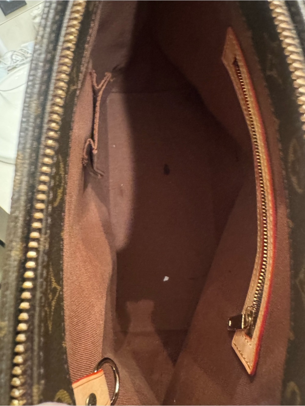Louis Vuitton Monogram Cabas Piano Canvas Tote with Tan Straps - Picture 7 of 13